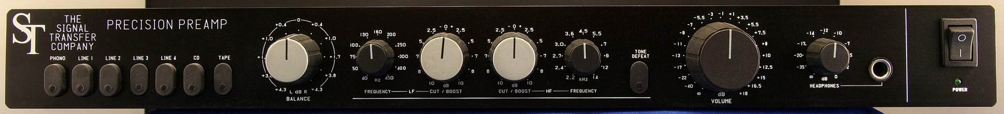 precision preamp front panel